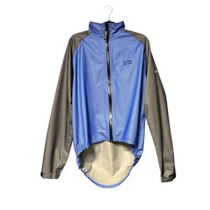 Gore Bike Wear Gore Tex Men's Blue Gray‎ Cycling Jacket Size XL